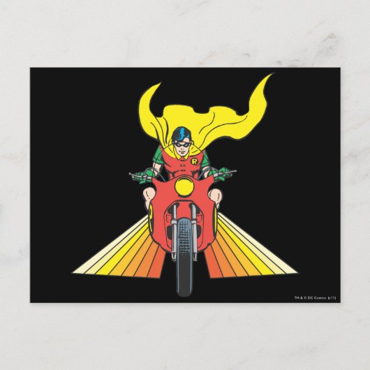 Robin Rides 2 2 Briefkaart (Voorkant)