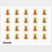 Robin Rides 2 2 Ronde Sticker (Vel)
