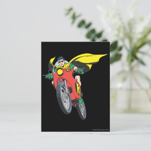 Robin Rides 2 Briefkaart (Staand voorkant)