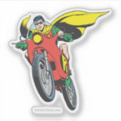 Robin Rides Sticker (Voorkant)