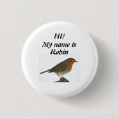 Robin Ronde Button 3,2 Cm (Voorkant)
