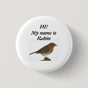 Robin Ronde Button 3,2 Cm