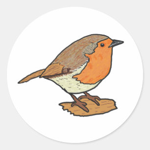 Robin Ronde Sticker
