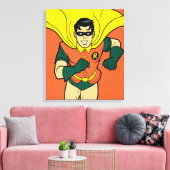 Robin Running Canvas Afdruk (Insitu (Woonkamer))