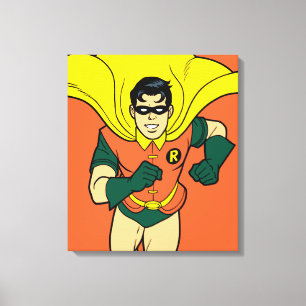 Robin Running Canvas Afdruk