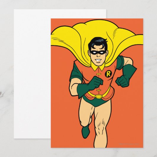 Robin Running Kaart (Voorkant / Achterkant)