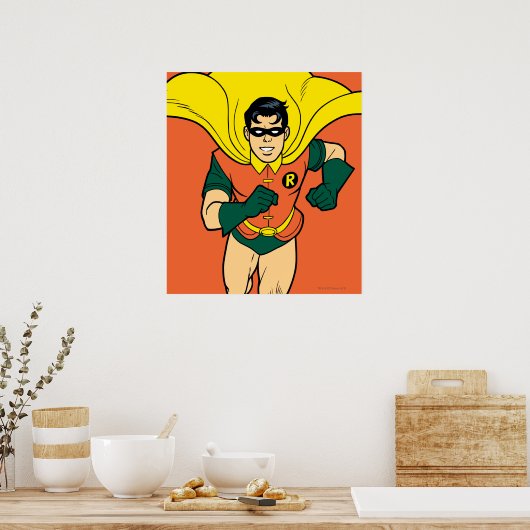 Robin Running Poster (Keuken)