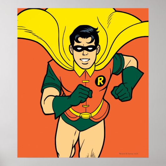 Robin Running Poster (Voorkant)
