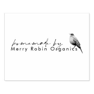 Robin Script Handgemaakt Door Rubberstempel
