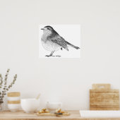Robin Sketch Poster (Keuken)