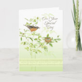 Robin Song Birthday Kaart (Voorkant)