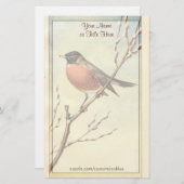  Robin Stationery Briefpapier (Voorkant / Achterkant)