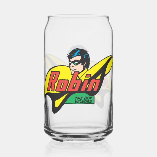 Robin The Boy Wonder Blikvorm Glas (Voorkant)