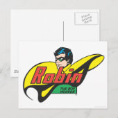 Robin The Boy Wonder Briefkaart (Voorkant / Achterkant)