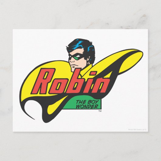 Robin The Boy Wonder Briefkaart (Voorkant)