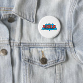 Robin The Teen Wonder Logo Ronde Button 5,7 Cm (In situ)