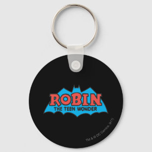 Robin The Teen Wonder Logo Sleutelhanger