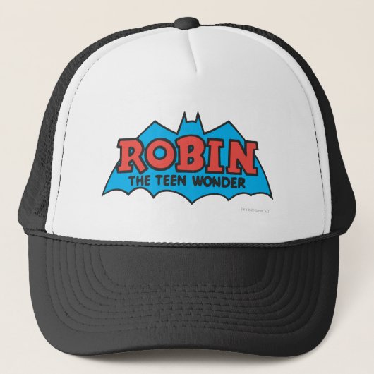 Robin The Teen Wonder Logo Trucker Pet (Voorkant)