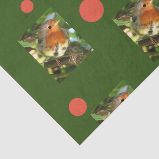 Robin Tissue Paper Tissuepapier (Detail)