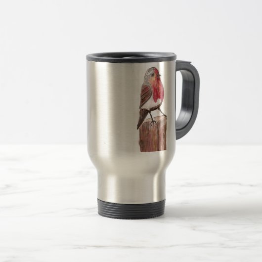 Robin Travel Mug Reisbeker (Voorkant rechts)