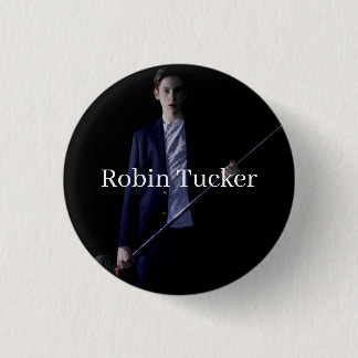Robin Tucker Small Pin #1 Ronde Button 3,2 Cm