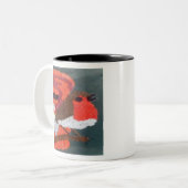 Robin Tweekleurige Koffiemok (Voorkant links)
