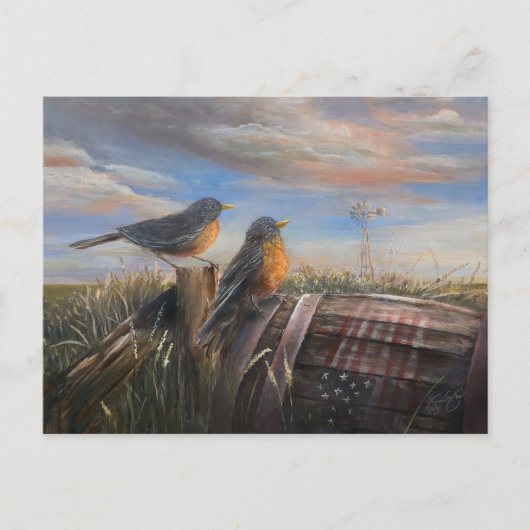 Robin Uitnodiging Briefkaart (Voorkant)