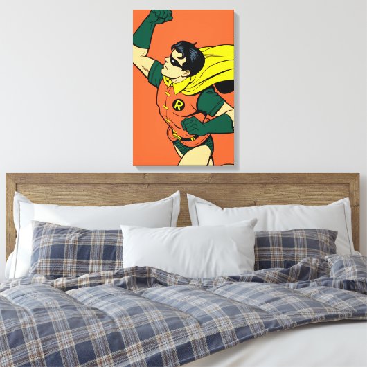 Robin Uppercut Canvas Afdruk (Insitu (Slaapkamer))