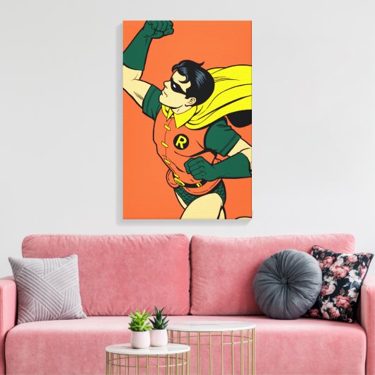 Robin Uppercut Canvas Afdruk (Insitu (Woonkamer))