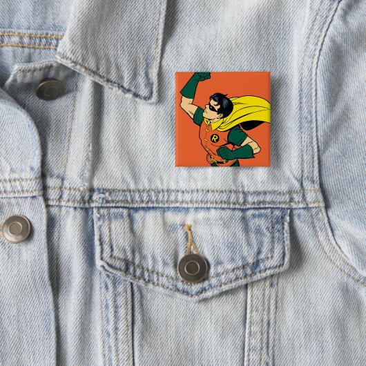 Robin Uppercut Vierkante Button 5,1 Cm (In situ)