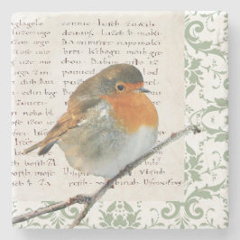  Robin-vogelhandboek Stenen Onderzetter