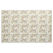 Robin-vogels op olijftakken stof (Fat Quarter)