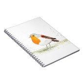 Robin waterverf notitieboek (Rechterzijde)