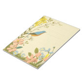 Robin:  Whimsical Flower Notitieblok (Schuin)