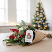 Robin Winter Delight, op maat Cadeaulabel