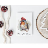 Robin Winter Delight, op maat Feestdagenkaart