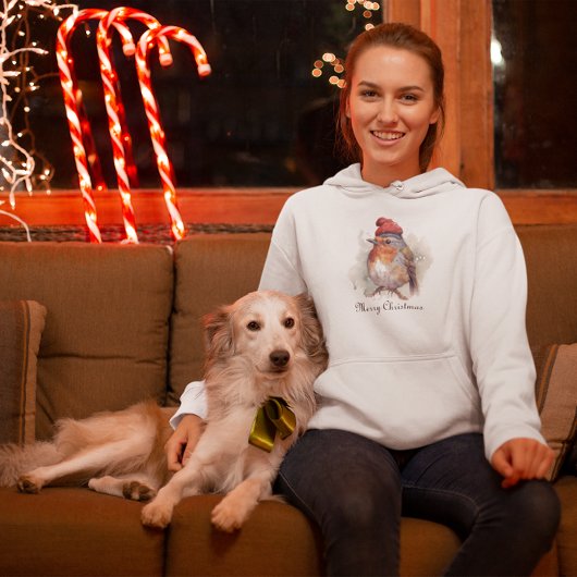 Robin Winter Delight, op maat Hoodie