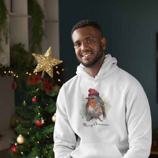 Robin Winter Delight, op maat Hoodie