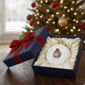 Robin Winter Delight, op maat Keramische Bal Ornament