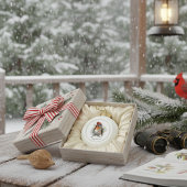 Robin Winter Delight, op maat Keramische Bal Ornament