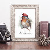 Robin Winter Delight, op maat Poster