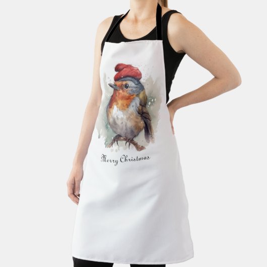 Robin Winter Delight, op maat Schort (Insitu)