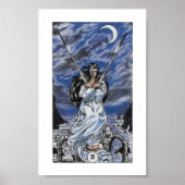 Robin Wood Tarot - 2 van Swords Poster (Voorkant)