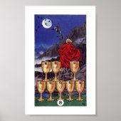 Robin Wood Tarot - 8 van Cups Poster (Voorkant)
