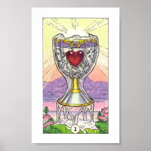 Robin Wood Tarot - Ace of Cups Poster