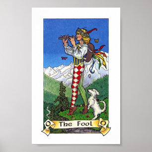 Robin Wood Tarot - majoor 0 - De pool Poster