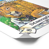 Robin Wood Tarot - Majoor 8 Sterkte Poster (Hoek)