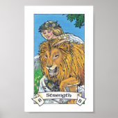 Robin Wood Tarot - Majoor 8 Sterkte Poster (Voorkant)
