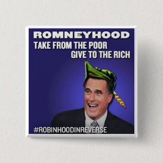 Robinnaat in omgekeerde Romneyhood Vierkante Button 5,1 Cm