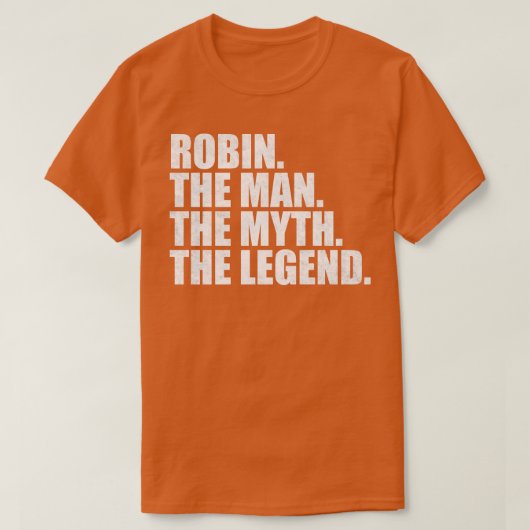RobinRobin Naam Robin voornaam T-shirt (Design voorkant)